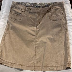 GAP stretch corduroy skirt , size12